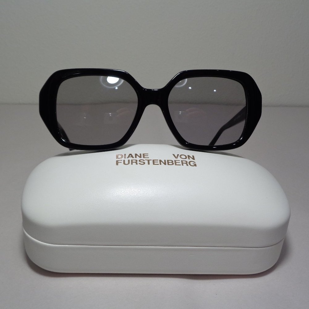 Diane von Furstenberg COLETTA DVF665S Black New Women's Sunglasses